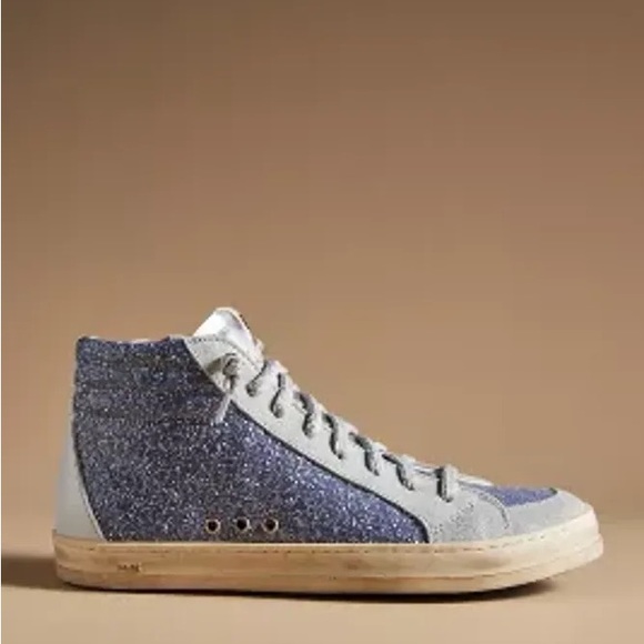 New Anthropologie P448 Sneakers Lavender size 7 - Picture 2 of 3